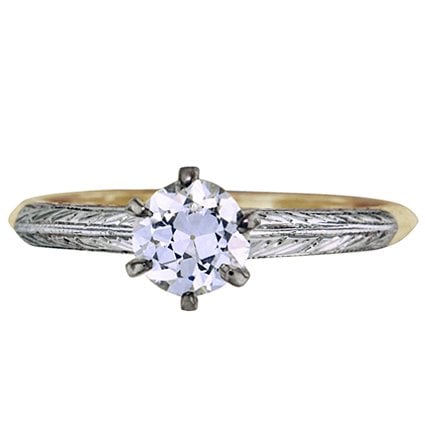 Art Nouveau Diamond Vintage Ring