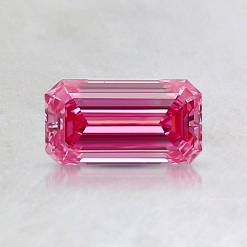 0.56 Ct. Fancy Intense Purplish Pink Emerald Lab Created Diamond