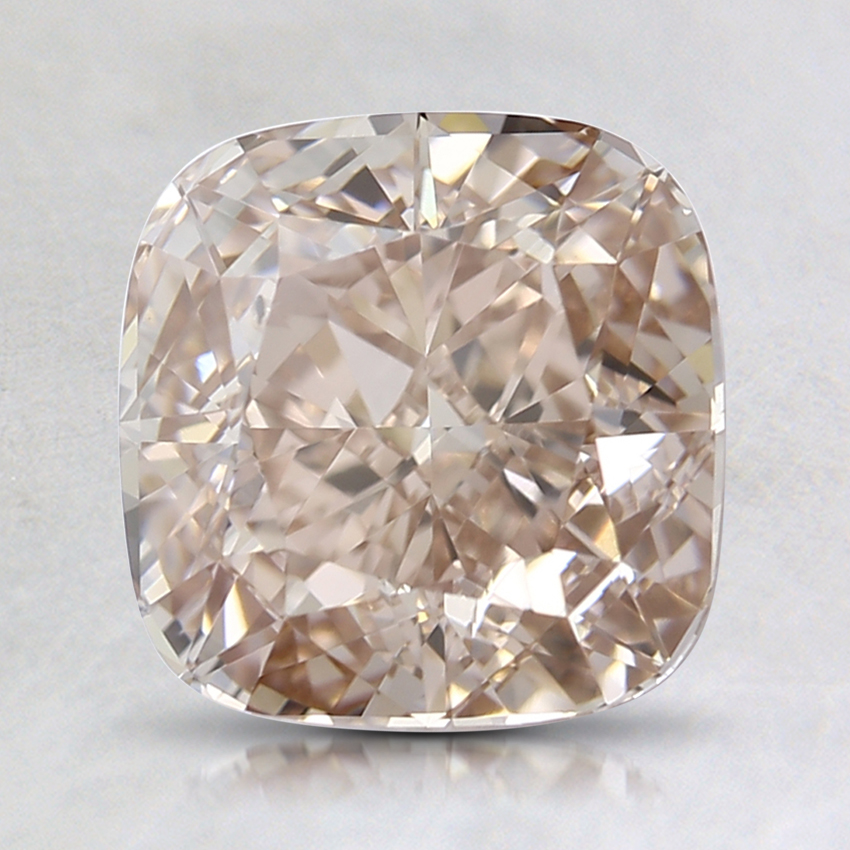 1.89 Ct. Light Brown Cushion Lab Grown Diamond