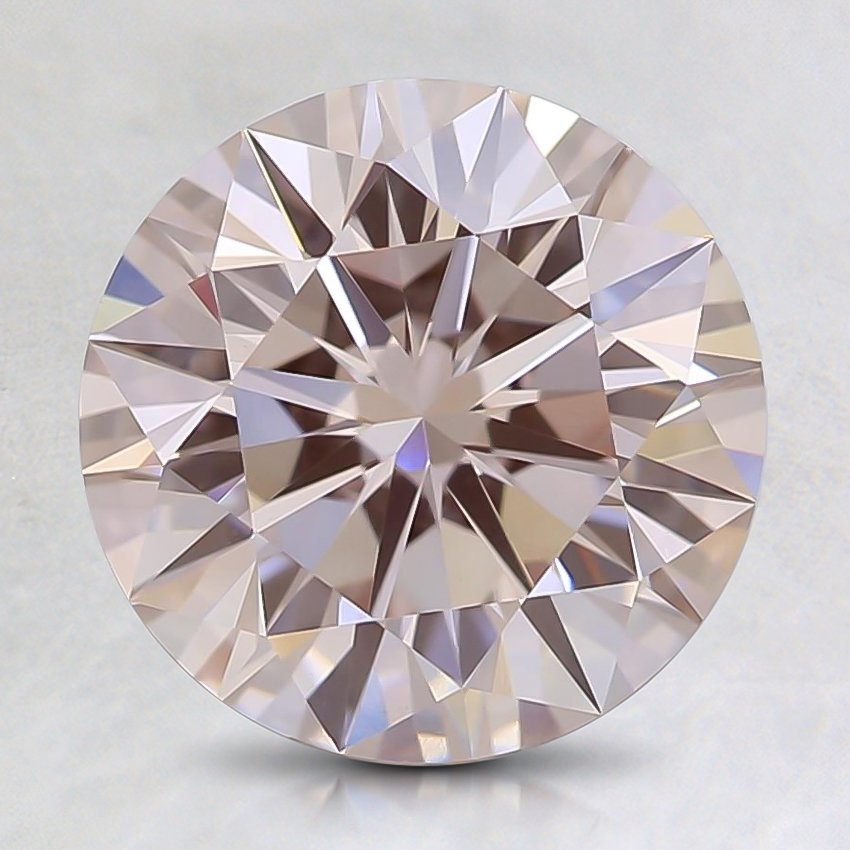2.01 Ct.  Fancy Light Pink Round Lab Grown Diamond