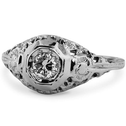 Art Nouveau Diamond Vintage Ring