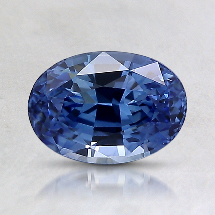 7.5x5.4mm Blue Oval Sapphire