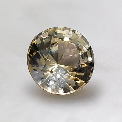 6mm Light Yellow Round Sapphire