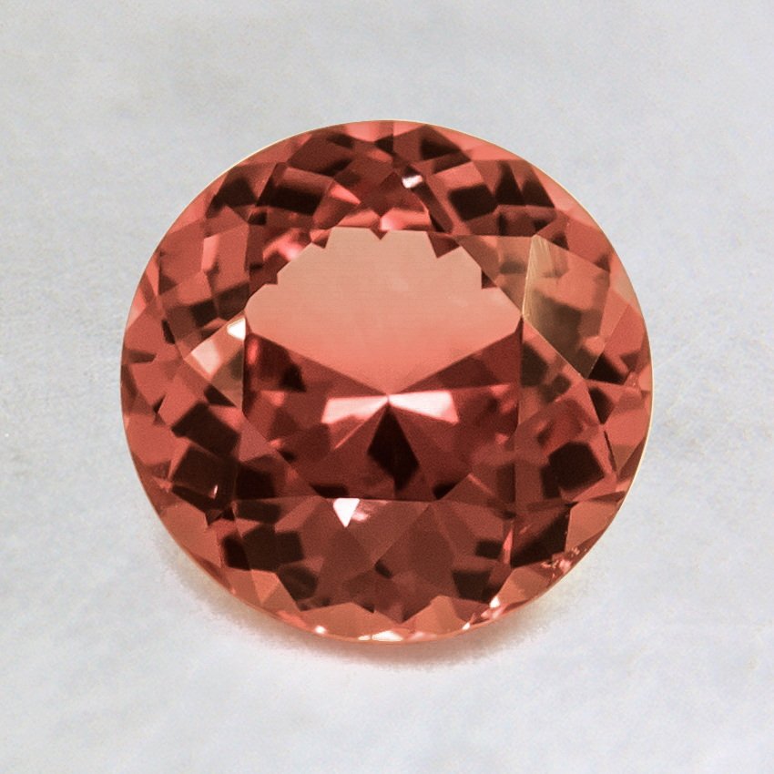 7mm Premium Peach Round Sapphire