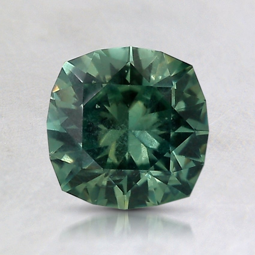 6.5mm Unheated Teal Modified Cushion Montana Sapphire