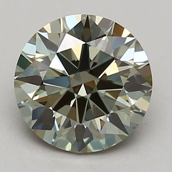 0.99 Ct. Fancy Intense Green Round Lab Grown Diamond