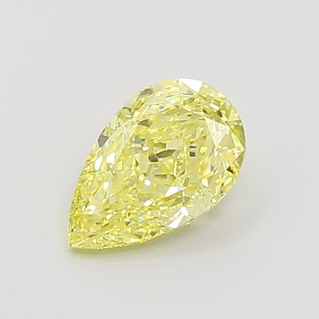 1.00 Ct. Fancy Intense Yellow Pear Lab Grown Diamond