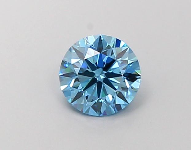 1.01 Ct. Fancy Vivid Blue Round Lab Grown Diamond