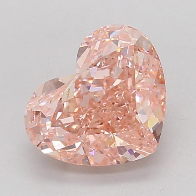 2.08 Ct. Fancy Vivid Pink Heart Lab Grown Diamond