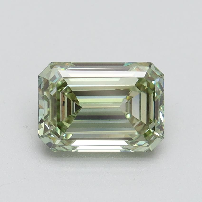 1.52 Ct. Fancy Intense Green Emerald Lab Grown Diamond