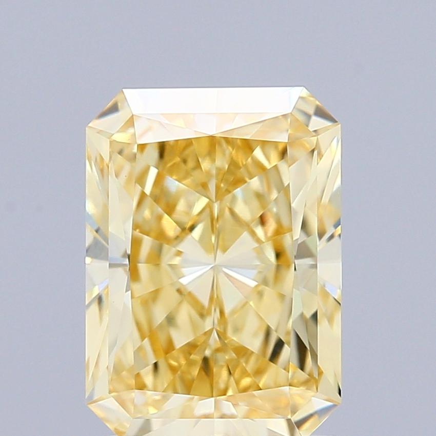2.20 Ct. Fancy Intense  Yellow Radiant Lab Grown Diamond