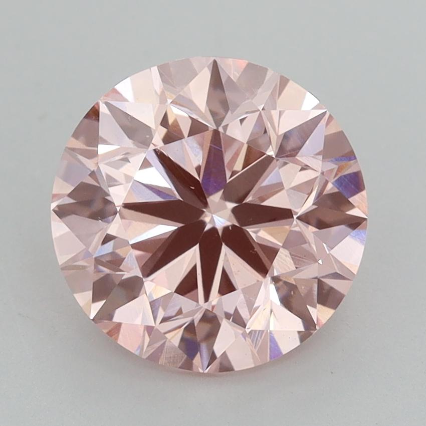 3.01 Ct. Fancy Pink Round Lab Grown Diamond