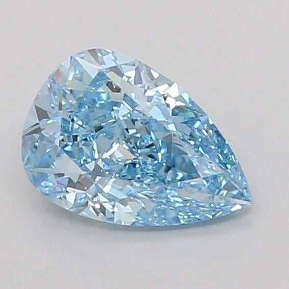 1.07 Ct. Fancy Vivid Blue Pear Lab Grown Diamond