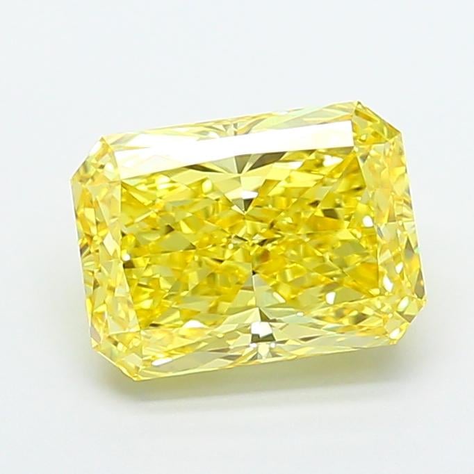 3.39 Ct. Fancy Yellow Radiant Lab Grown Diamond