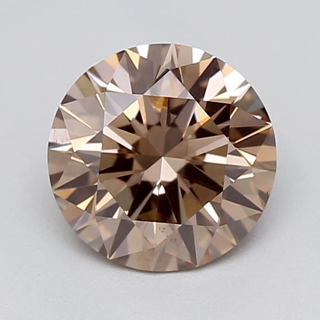 0.63 Ct. Fancy  Brown Round Lab Grown Diamond