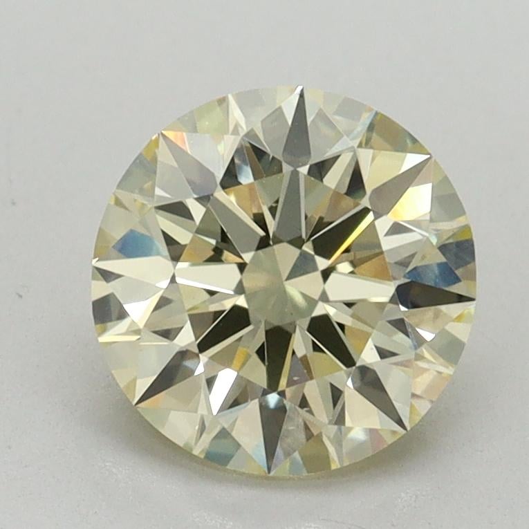 1.55 Ct. Fancy Light Yellow Round Lab Grown Diamond