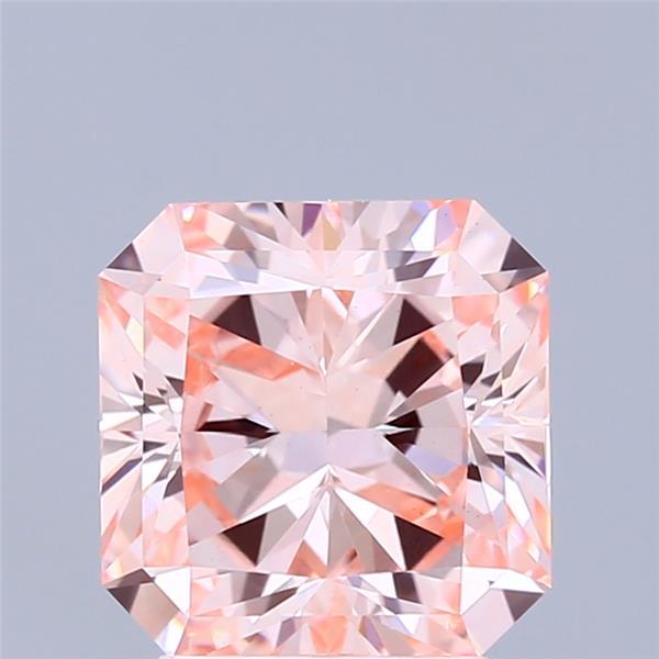 3.03 Ct. Fancy Intense Pink Radiant Lab Grown Diamond