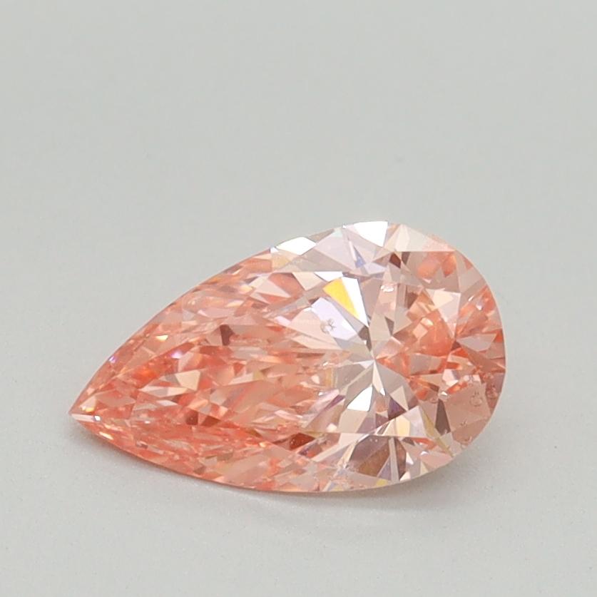 0.72 Ct. Fancy Vivid Pink Pear Lab Grown Diamond