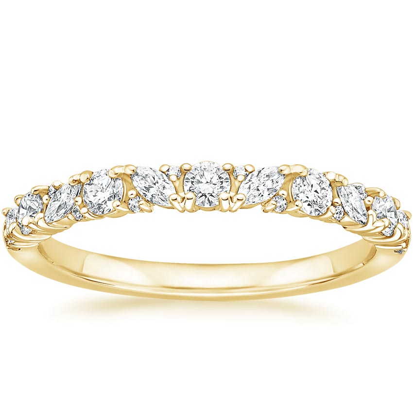 18K Yellow Gold Meadow Diamond Ring (1/2 ct. tw.), large top view