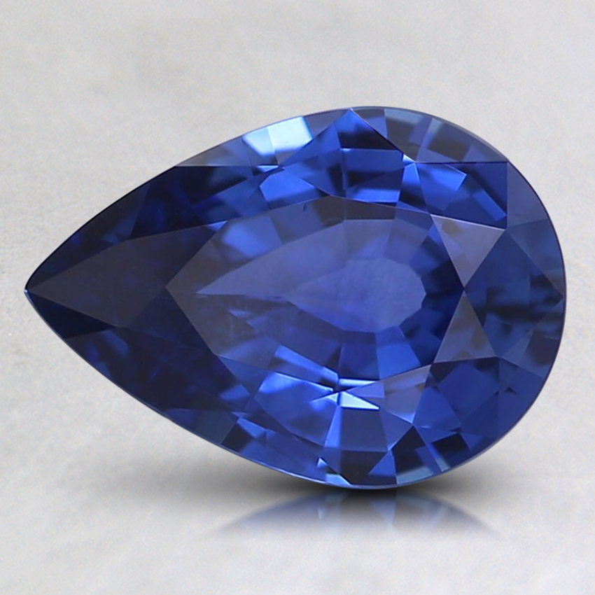9.2x6.4mm Blue Pear Sapphire