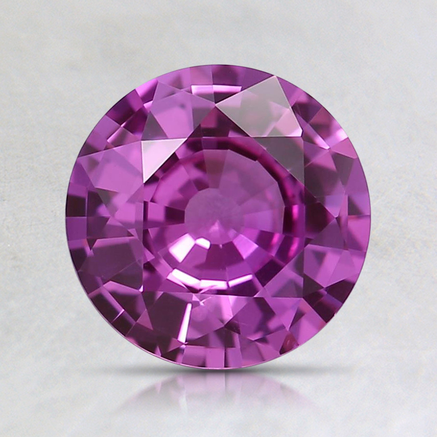 7.1mm Pink Round Sapphire