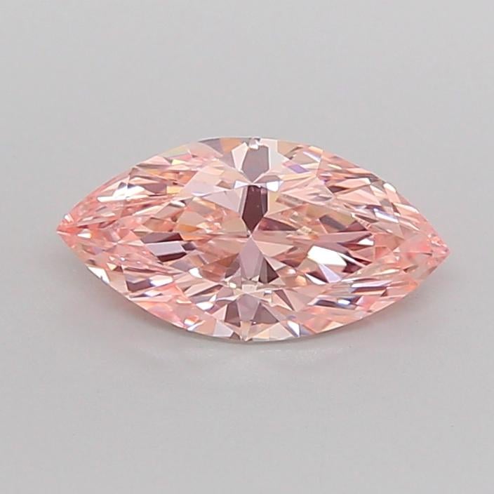 0.82 Ct. Fancy Intense Pink Marquise Lab Grown Diamond