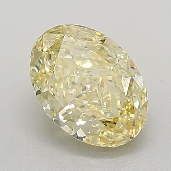 2.09 Ct. Fancy Intense Yellow Oval Lab Grown Diamond