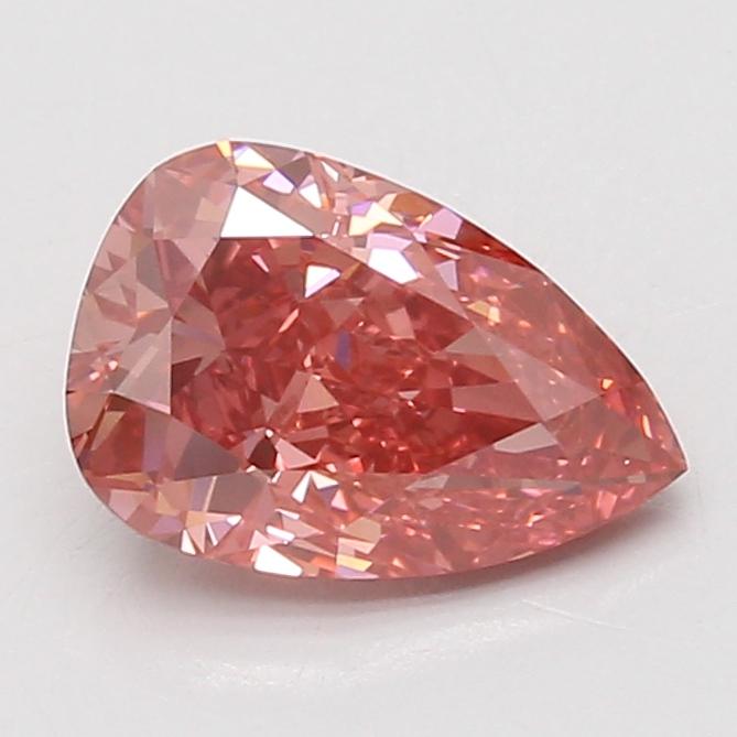 2.02 Ct. Fancy Vivid Pink Pear Lab Grown Diamond