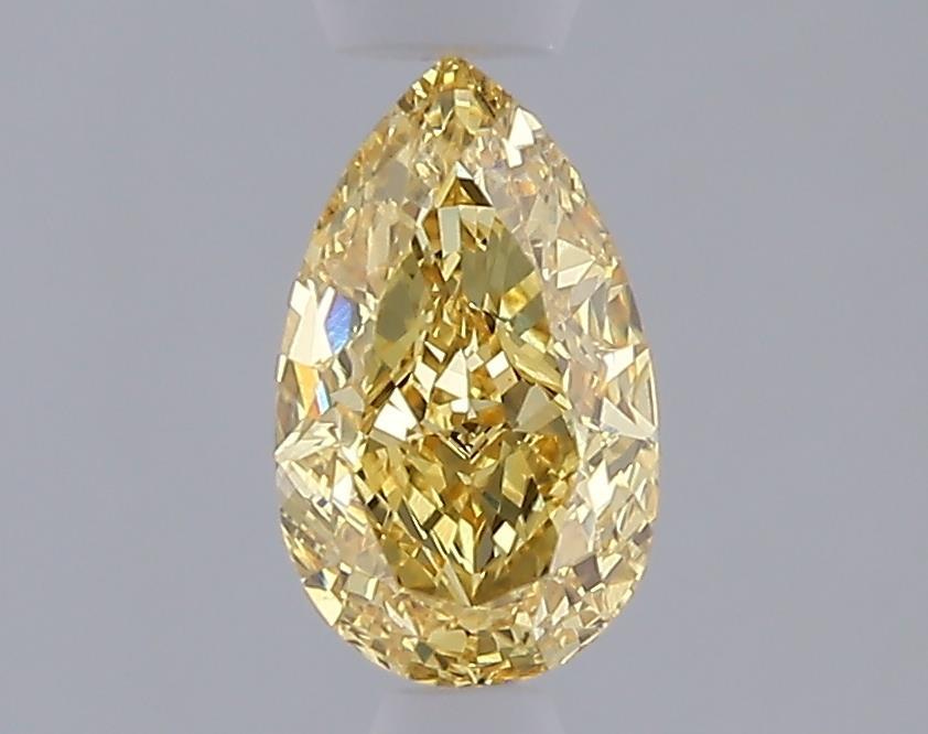 1.03 Ct. Fancy Vivid Yellow Yellow Pear Lab Grown Diamond