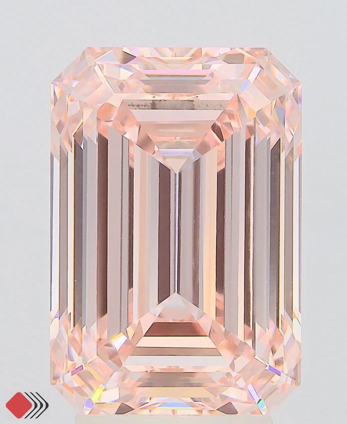5.04 Ct. Fancy Intense Pink Emerald Lab Grown Diamond