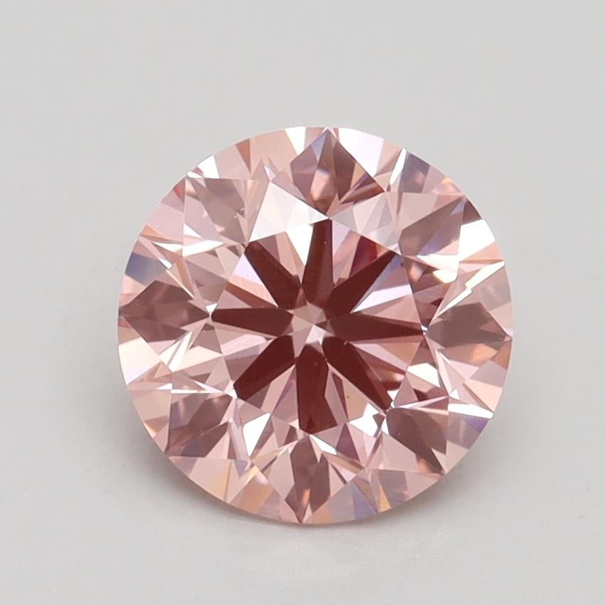 1.76 Ct. Fancy Intense Pink Round Lab Grown Diamond
