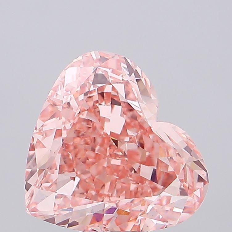 15.02 Ct. Fancy Vivid Pink Heart Lab Grown Diamond