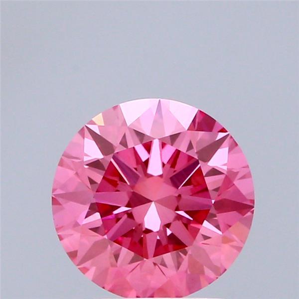 1.58 Ct. Fancy Vivid Pink Round Lab Grown Diamond