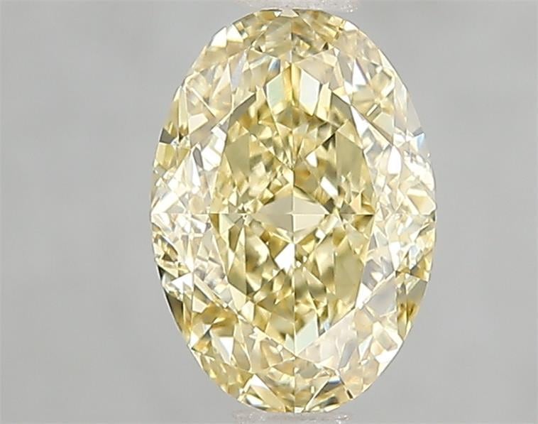 1.54 Ct. Fancy Intense Yellow Oval Lab Grown Diamond