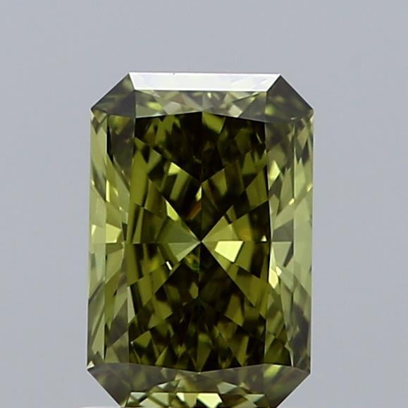 1.05 Ct. Fancy Vivid Green Radiant Lab Grown Diamond