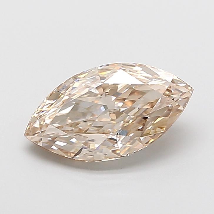 3.09 Ct. Fancy Very Light Brown Marquise Lab Grown Diamond