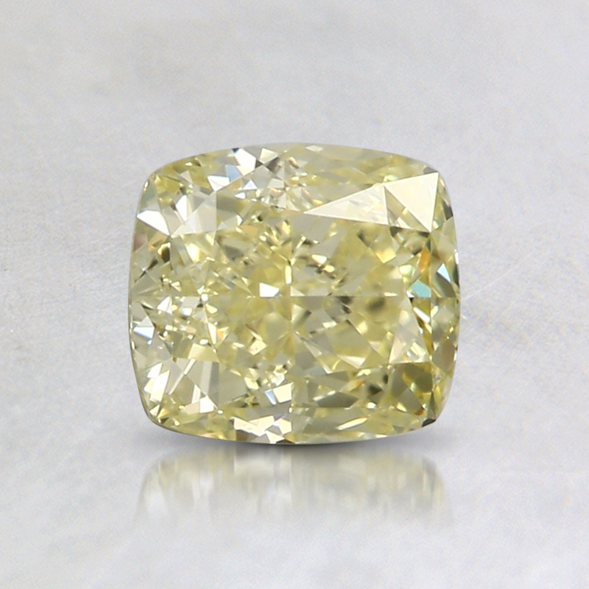 1.00 Ct. Fancy Intense Yellow Cushion Colored Diamond