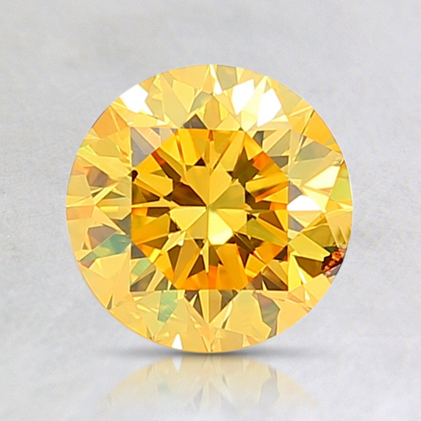 1.50 Ct. Fancy Vivid Yellow Round Lab Grown Diamond