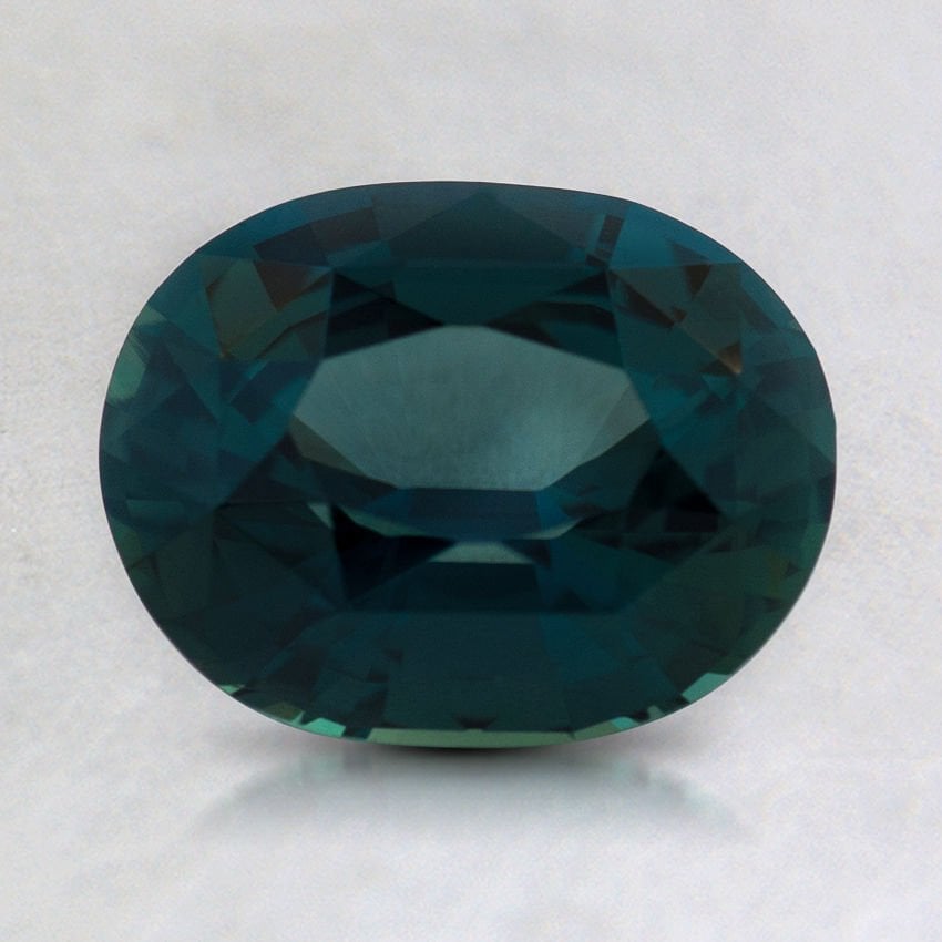 8.3x6.5mm Premium Teal Oval Sapphire