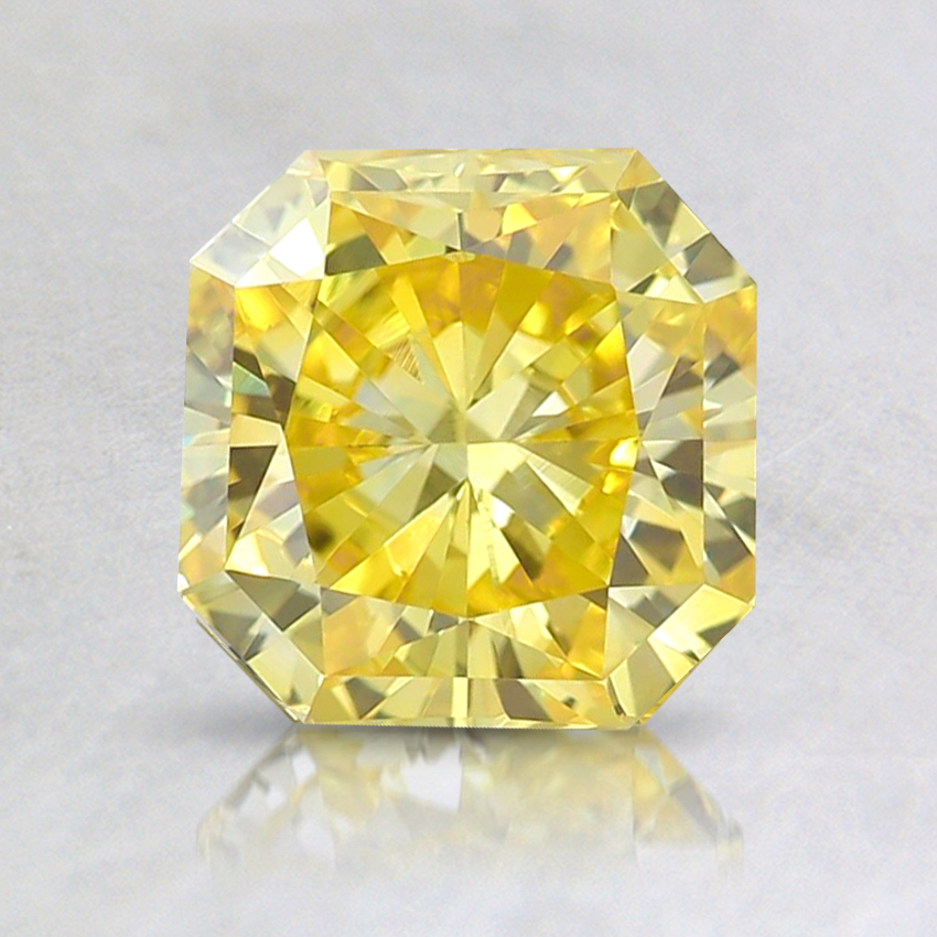 1.51 Ct. Fancy Vivid Yellow Radiant Lab Grown Diamond