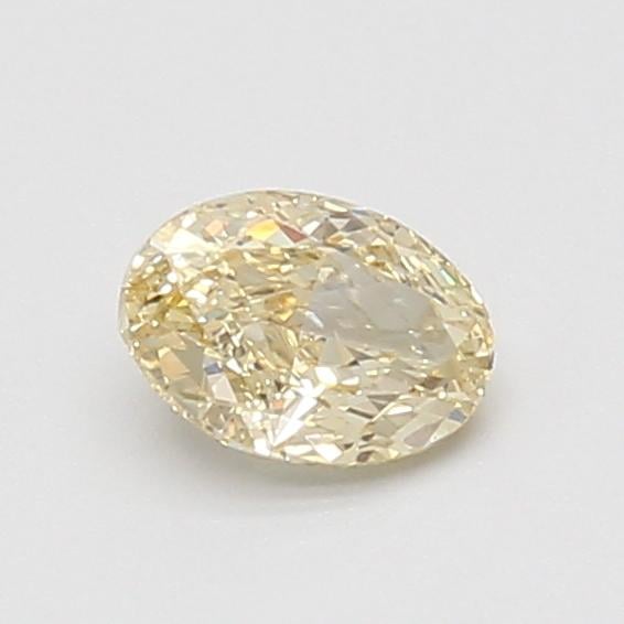0.55 Ct. Fancy Yellow Oval Lab Grown Diamond