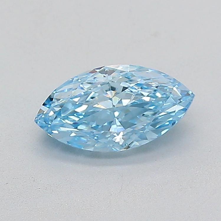 1.02 Ct. Fancy Vivid  Blue Marquise Lab Grown Diamond