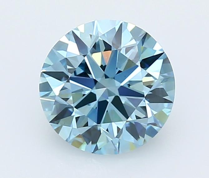 2.02 Ct. Fancy Intense  Blue Round Lab Grown Diamond