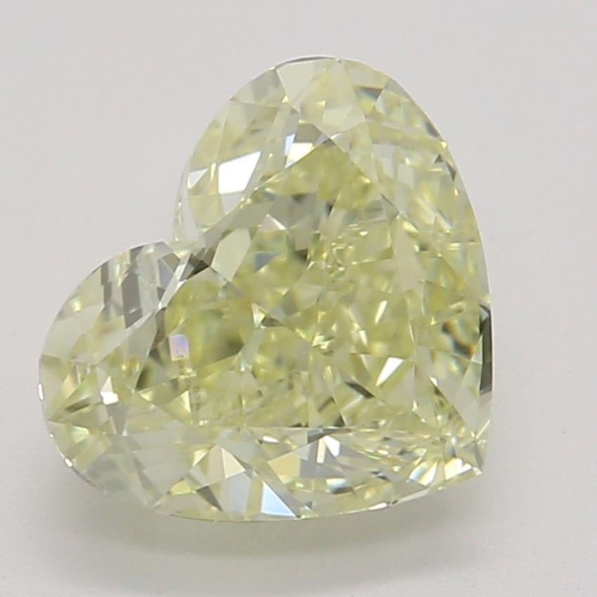 1.00 Ct. Fancy Light Yellow Heart Diamond