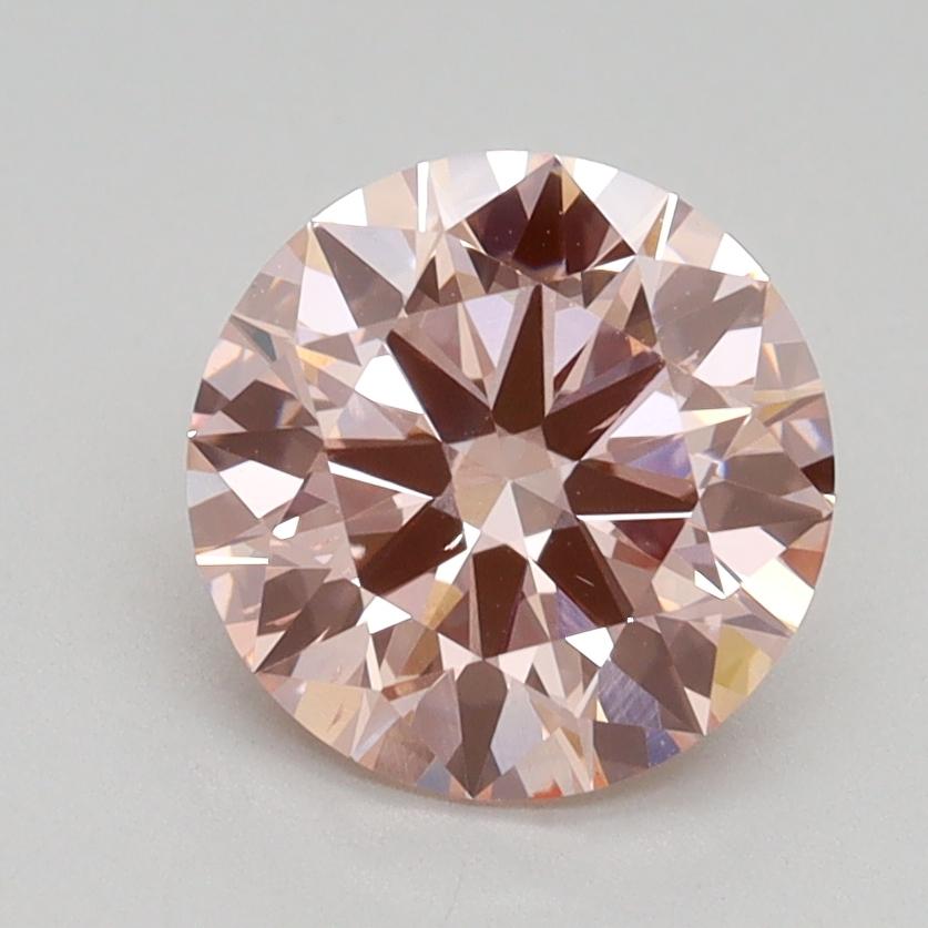 1.70 Ct. Fancy Intense Pink Round Lab Grown Diamond
