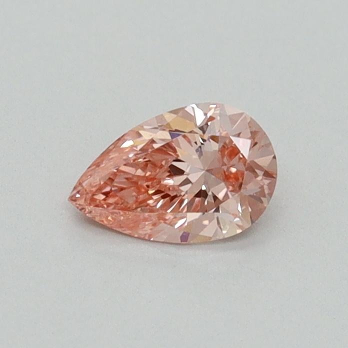 0.30 Ct. Fancy Vivid Pink Pear Lab Grown Diamond