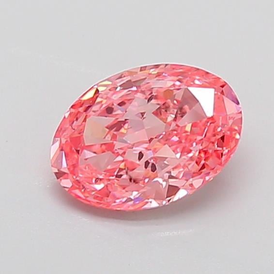 1.34 Ct. Fancy Vivid  Pink Oval Lab Grown Diamond