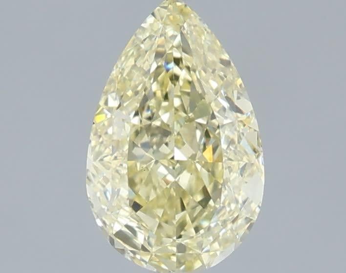 1.04 Ct. Fancy Yellow Pear Lab Grown Diamond