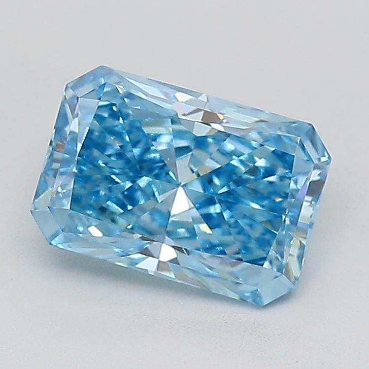 1.50 Ct. Fancy Blue Radiant Lab Grown Diamond