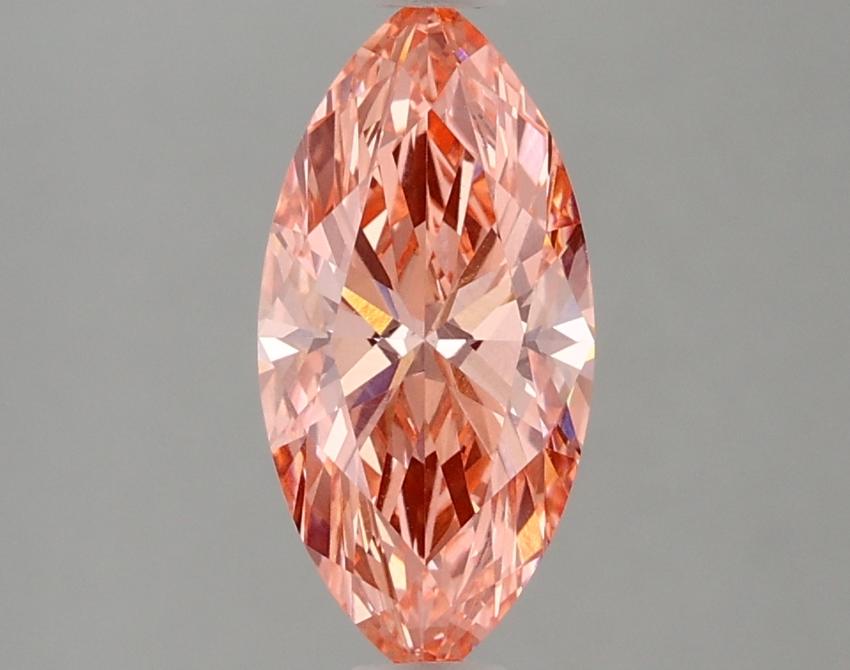 1.42 Ct. Fancy Vivid Pink Marquise Lab Grown Diamond